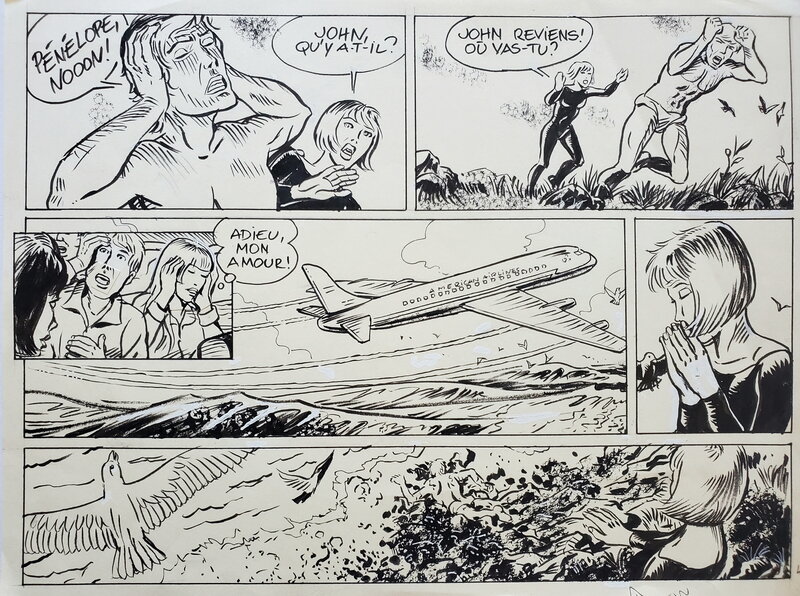 EMPRISE   T1 JOHN par Marc Rouchairoles - Planche originale