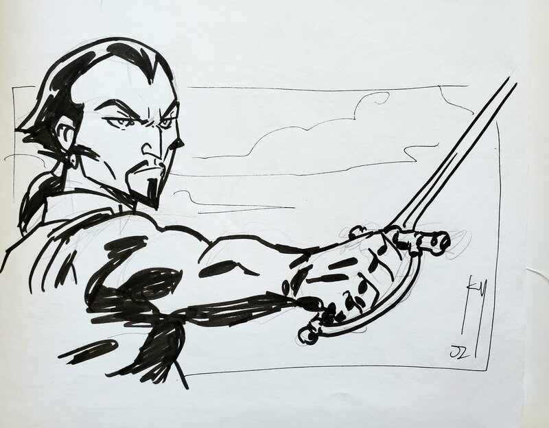 Maz, Kenny Ruiz, DEUX EPEES   T1 L'ECOLE DE LA LICORNE - Dédicace