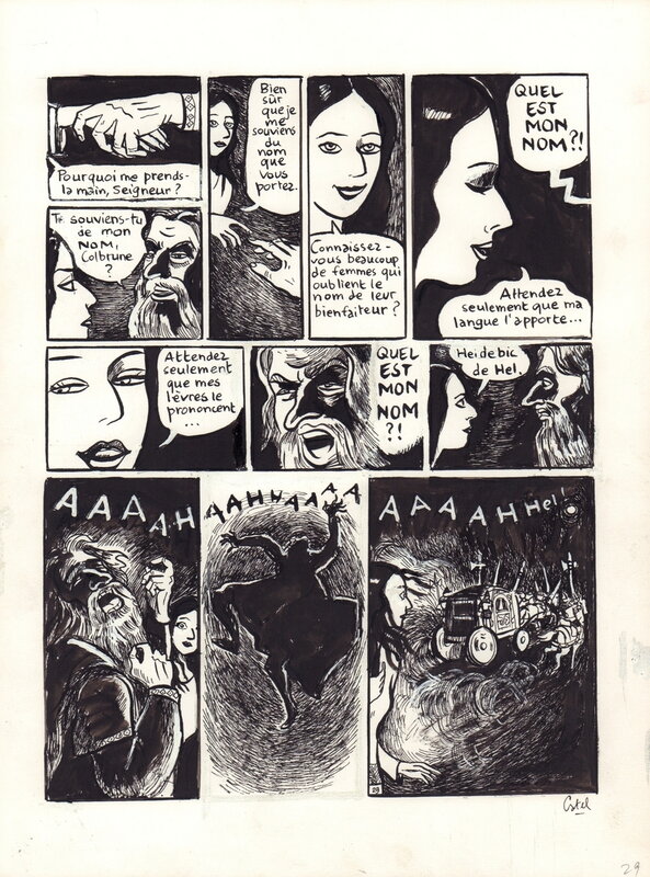 En vente - Quatuor P.29 par Catel - Planche originale