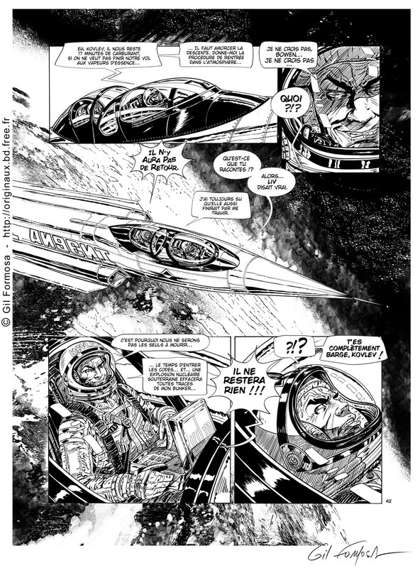 Bowen T01 P42 par Gil Formosa - Planche originale