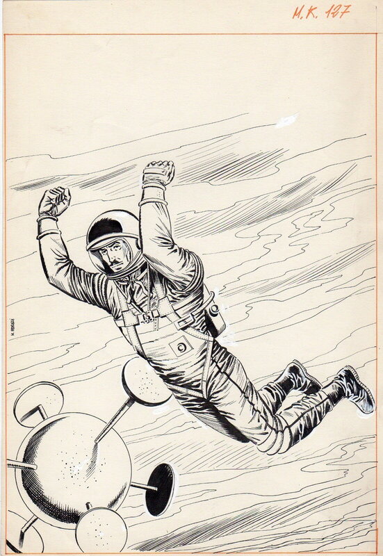 Mario Pedrazzi, Mandrake the Magician - Couverture tome 127 (1ère série Remparts) - Couverture originale