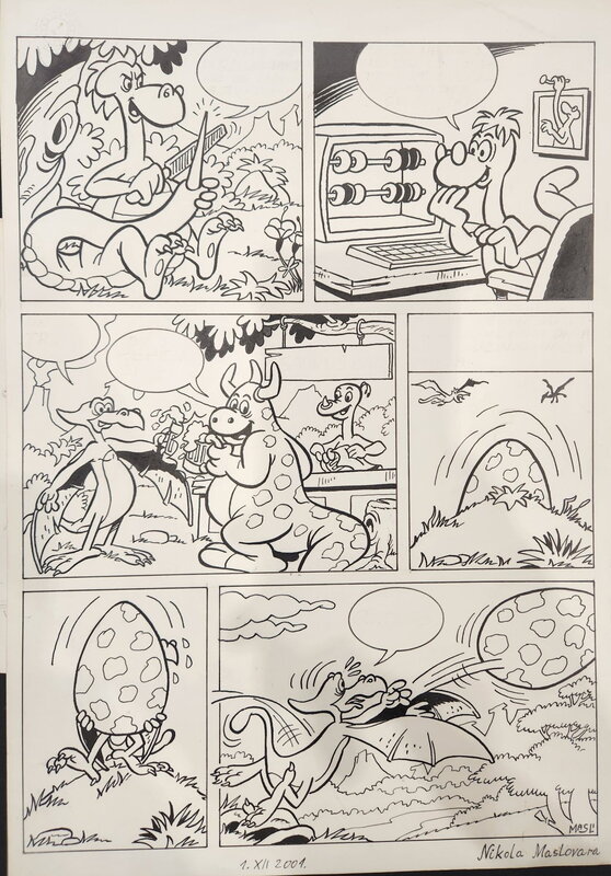 Nikola Maslovara - Dinosaure - Comic Strip