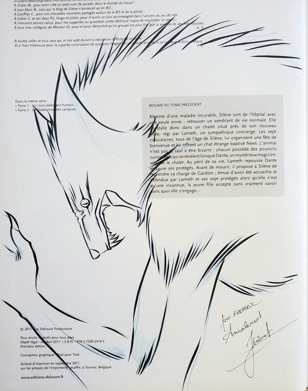 Jérôme Alquié, SURNATURELS   T2 LA MALEDICTION DES VAMPIRES - Sketch