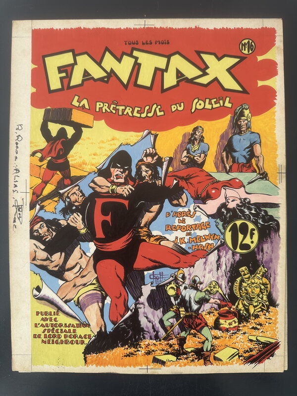 For sale - Bob Roc, Chott, Fantax N°16 Couverture Originale 