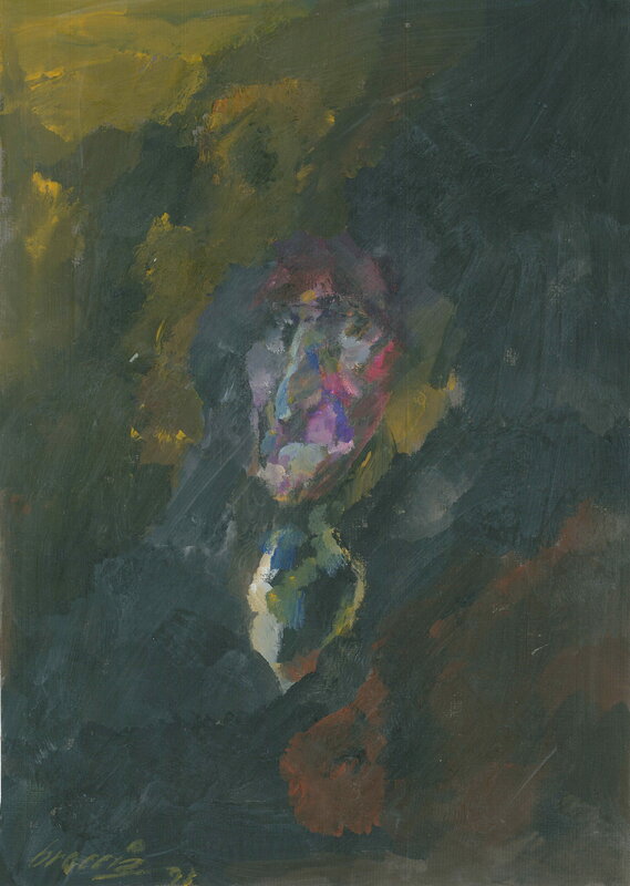 Old woman portrait by Alberto Breccia - Original Illustration