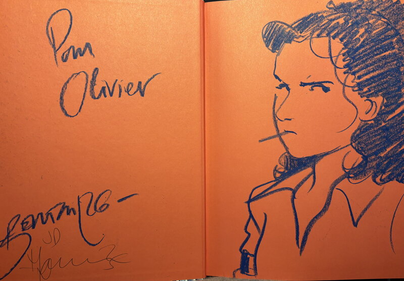 Dédicace de Bertail pour Madeleine 4 - Sketch