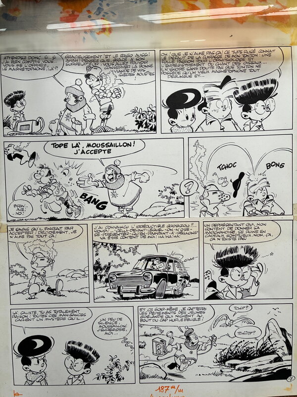 1968 - Les AS par Greg - Planche originale