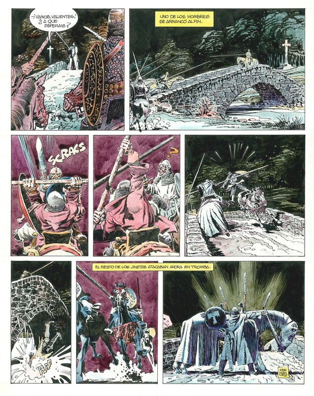 Antonio Hernandez Palacios, El Cid: Las Cortes de Leon - Comic Strip