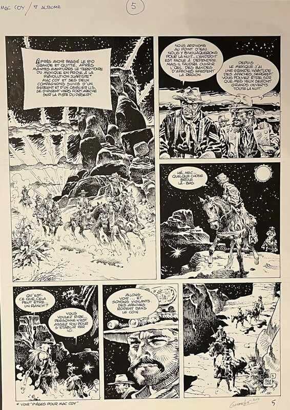 En vente - Mac Coy par Antonio Hernandez Palacios - Planche originale