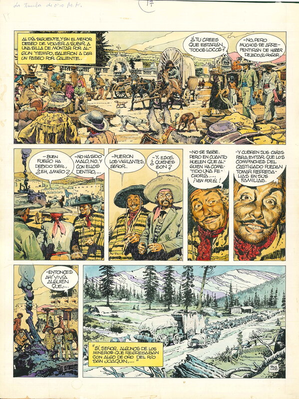 Antonio Hernandez Palacios, Manos Kelly: La tumba de oro - Comic Strip