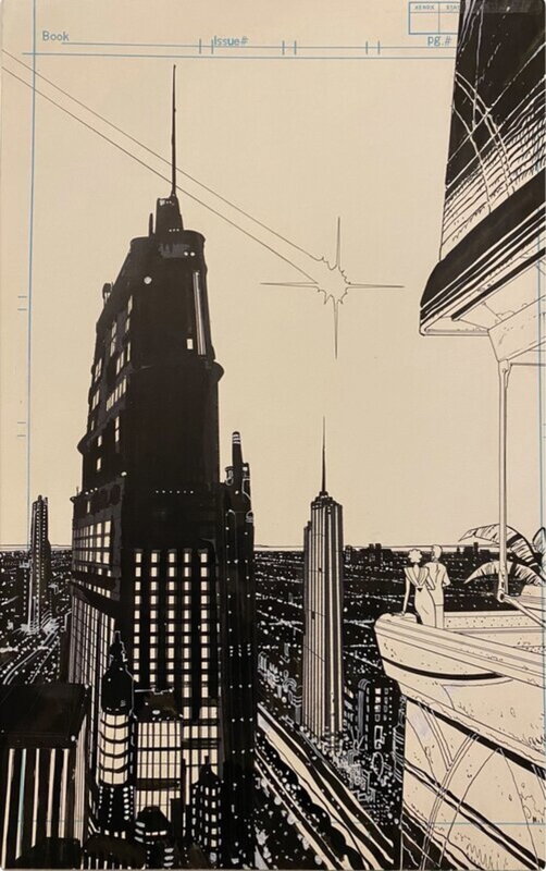 Silver Surfeur by Moebius - Planche originale