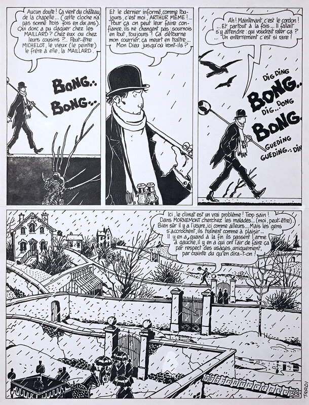 En vente - 1978 - Ici-même par Jacques Tardi, Jean-Claude Forest - Planche originale