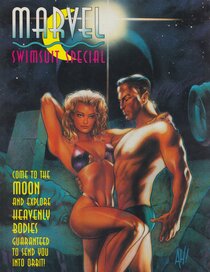 Originaux liés à Marvel Swimsuit Special (1992) - Come to the Moon and Explore Heavenly Bodies Guaranteed to Send You into Orbit!