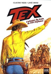 Original comic art related to Tex (Semic) - L'attaque du train de Fort Defiance