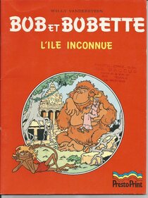 Originaux liés à Bob et Bobette (Publicitaire) - L'île inconnue