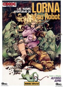 Original comic art related to Lorna (Azpiri, en espagnol) - Las nuevas aventuras de Lorna y su robot