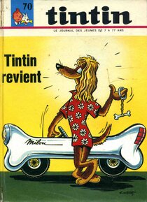 Tintin album du journal (n°934 à 946) - more original art from the same book