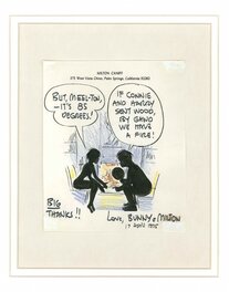 Milton Caniff - Letter from Milton Caniff - Planche originale