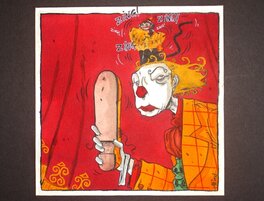 Alfred - Alfred - Drole de clown - Illustration originale