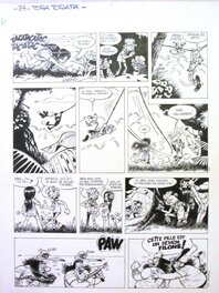 Jean-Claude Fournier - Fournier Jean-Claude - Spirou & Fantasio - planche Tora Torapa - Comic Strip