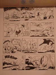 Bud Sagendorf - Popeye original encré - Comic Strip