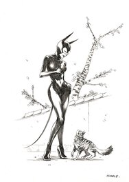 Bengal - Catwoman Bengal - Illustration originale