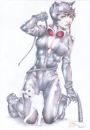Pierre-Mony Chan - Catwoman - Illustration originale