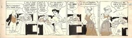 Vernon Van Atta Greene - Greene : Strip de la famille Illico - King Features Syndicate 1963 - Planche originale