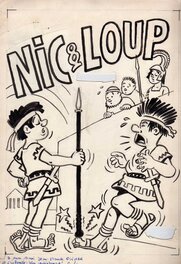 Roll Chanty - Couverture d'un numéro de Nic et loup - Original Cover