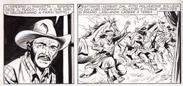 Comic Strip - Tex Willer numéro 247 page 47  cases 127 (Sfida nel cayon)