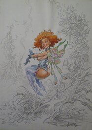 Mohamed Aouamri - Filles de Soleil T06 P85 - Illustration originale