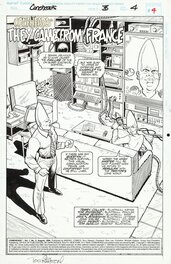 Tom Richmond - CONEHEADS #3 p.4, THEY CAME FROM FRANCE, Title Page, 1994 - Planche originale