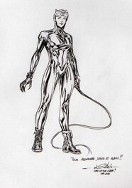Guile Sharp - Catwoman - Illustration originale