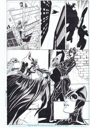 Ethan Van Sciver - Catwoman & Batman - Planche originale