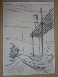 Marc Lizano - Histoires de Pirates / LIZANO - Illustration originale