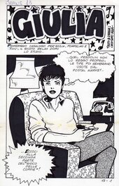 Cristiano Rea - "Giulia" -  Magazine Jeans n° 13 - Comic Strip