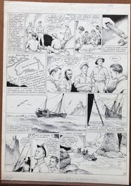 Franco Caprioli - L'ancora sommersa - page 10 - 1959 - Original Illustration