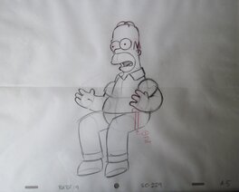 Matt Groening - Homer - Œuvre originale