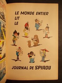 Le Monde entier lit le Journal de Spirou, Marcel REMACLE, circa 1960.