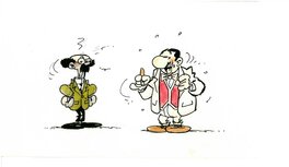 Louis-Michel Carpentier - Hommage à Hergé - Illustration originale