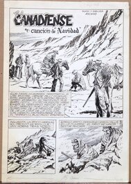 Alberto Ascanio - Serie " El canadiense" -cancion de navidad - 1967 - Comic Strip
