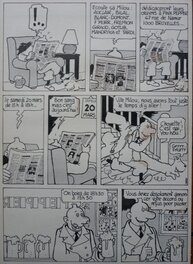 Jacques Tardi - Hommage à Tintin / Invitation Pepperland / Tardi - Planche originale