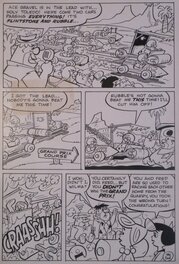 Pete Alvarado - The FLINTSTONES "the Bedrock Grand Prix" - Comic Strip