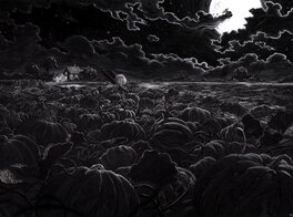 Nicolas Delort - Nicolas Delort - It's the Great Pumpkin, Charlie Brown - Illustration originale