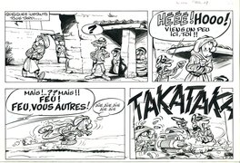 Nic - Nic Broca - Spirou - planche - Comic Strip