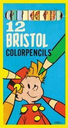 Boîte de crayons de couleurs illustrée par Marcel DENIS, 1958.