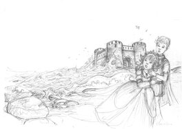 Tatiana Domas - Le château magique - Couverture - Original Illustration