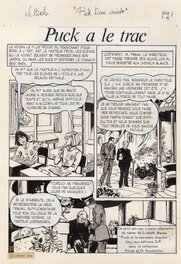 Juliana Buch - Puck a le trac - Clapotis n° 100 (Aredit) - Comic Strip