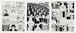 Antoine Aubin - Blake et Mortimer: "L'onde Septimus" - PL 23, 24 et 25 - Comic Strip