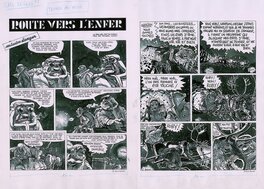 Daniel Goossens - Route vers l'Enfer - Pl 24 et 25 - Comic Strip